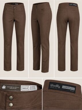 Woolly Longhaul Women's Brown Pants